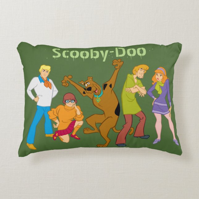 Whole Gang 16 Mystery Inc Decorative Pillow (Front)