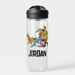 Whole Gang 18 Mystery Inc Add Your Name Water Bottle