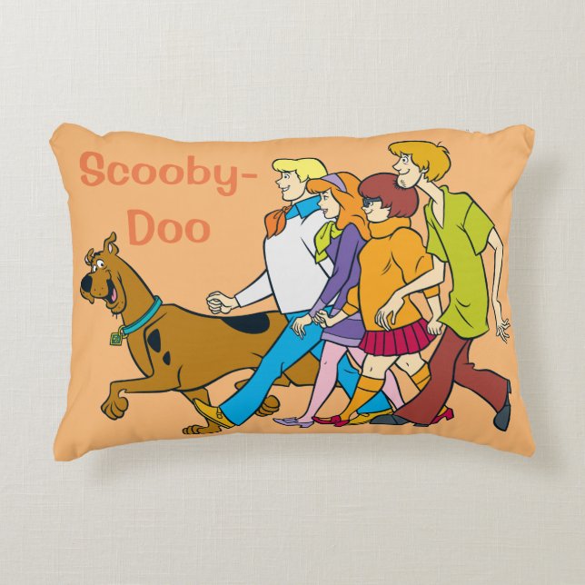 Whole Gang 18 Mystery Inc Decorative Pillow (Front)