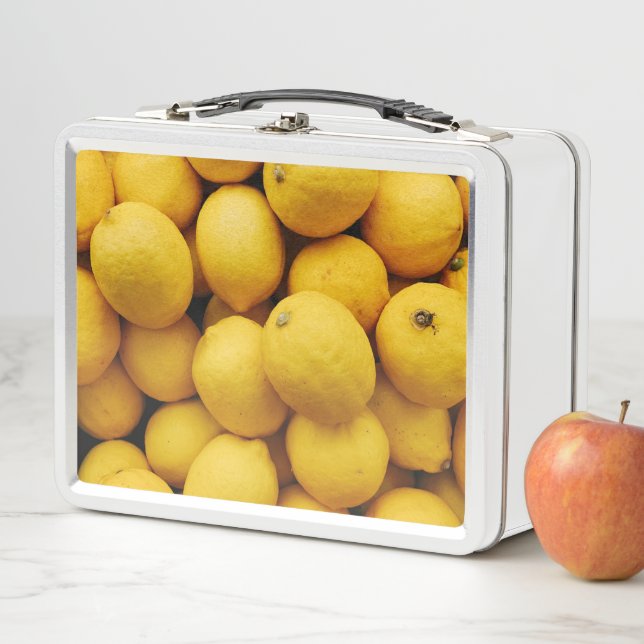Whole Lotta Lemons Metal Lunch Box (In Situ)