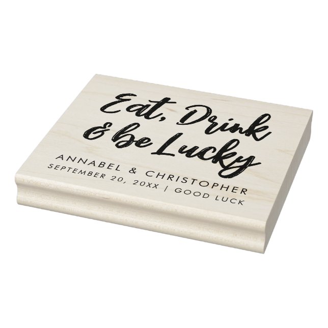 whole lotto love Lottery Ticket Wedding favor Rubber Stamp (Stamp)