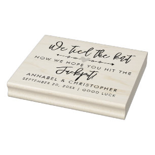 whole lotto love Lottery Ticket Wedding favour Rubber Stamp