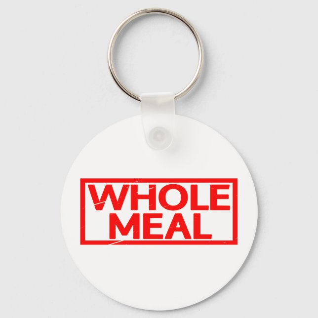 Whole Meal Stamp Keychain (Front)
