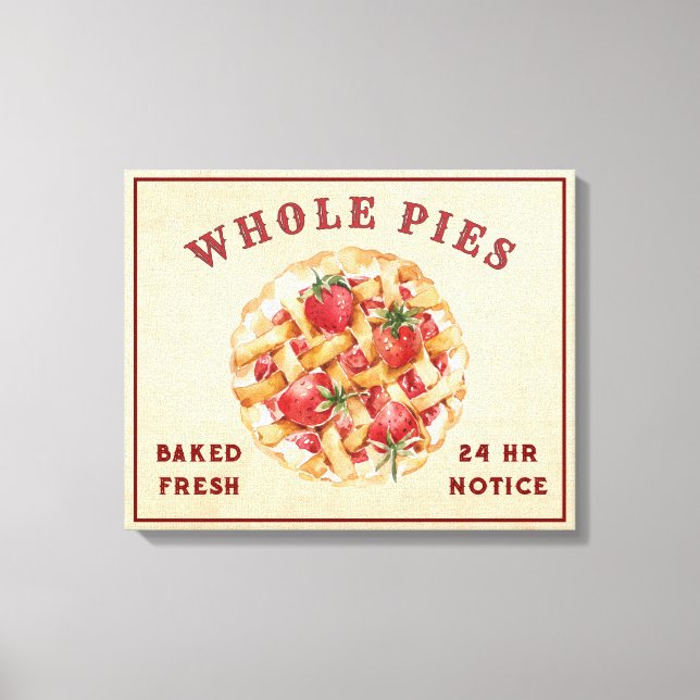 Whole Pie Sign Strawberry (Front)