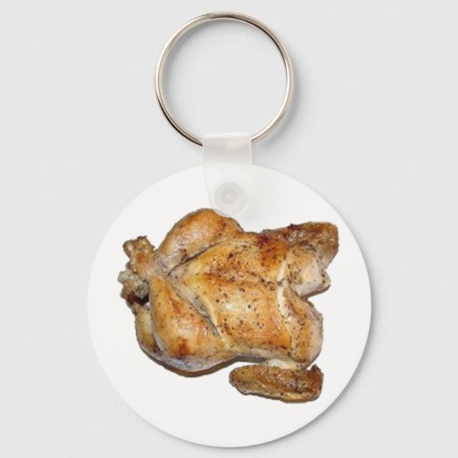 Whole Roast Chicken Keychain (Front)