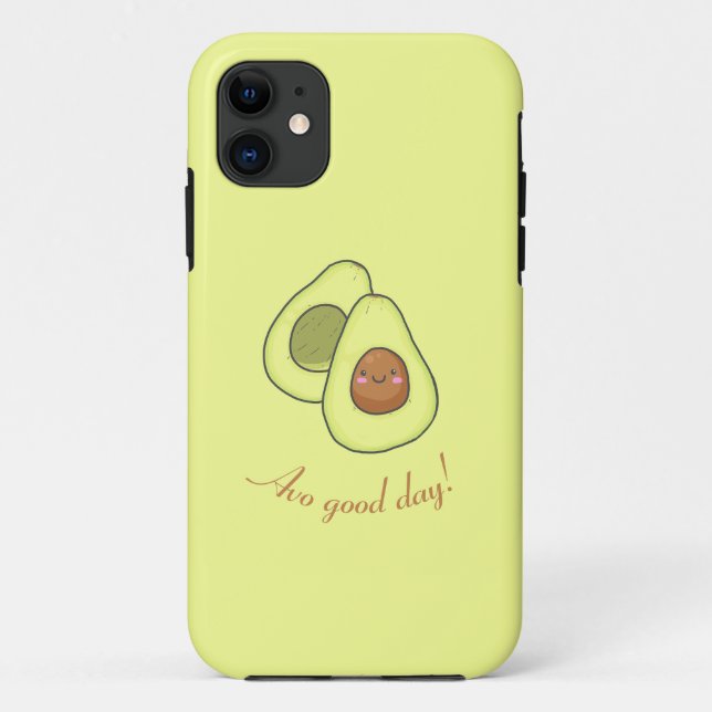 Wholesome Avocado Phone Case (Back)