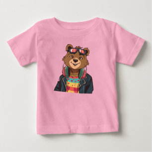 Wholesome Bear – Cozy, Colorful and Heartwarming Baby T-Shirt