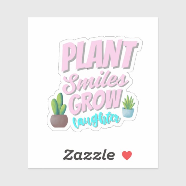 Wholesome Plant Quote Sticker  (Sheet)