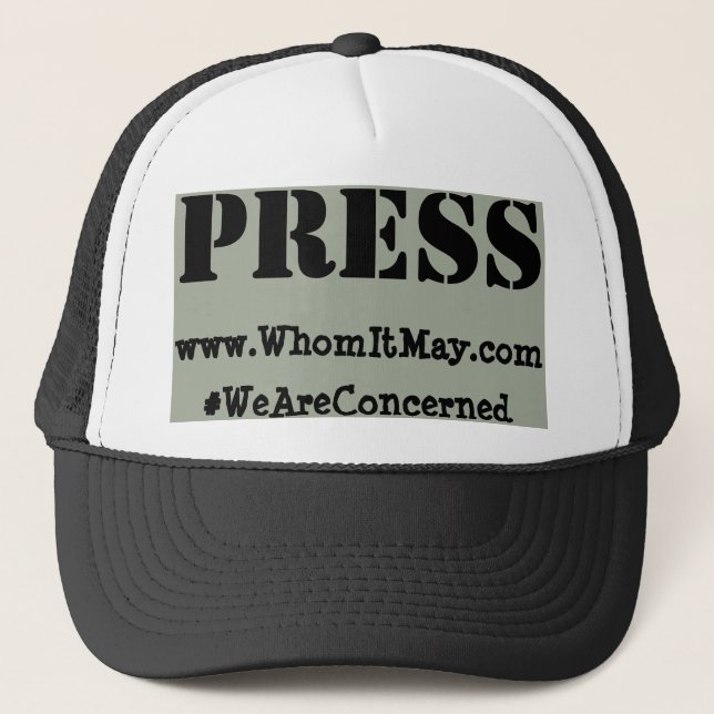 WhomItMay.com - PRESSEZ le casquette (Devant)