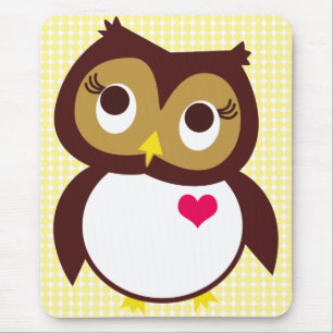 Whoo Loves You Mouse Pad
