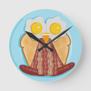 Whoo Wants Breakfast? Owl Clock
