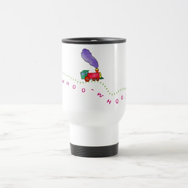Whoo-Whoo! Train Travel Mug (Center)