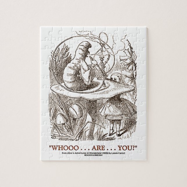 Whooo...Are...You? (Alice and the Caterpillar) Jigsaw Puzzle (Vertical)