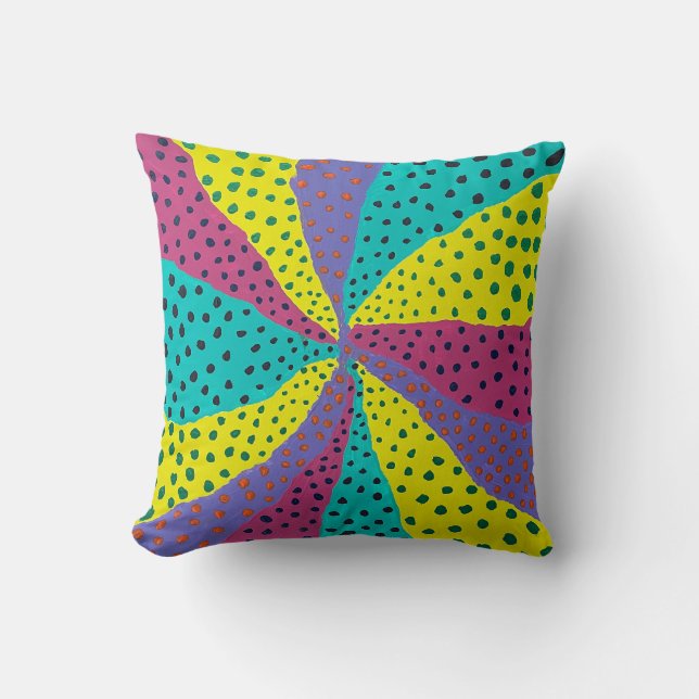 Whoop Throw Pillow (Front)