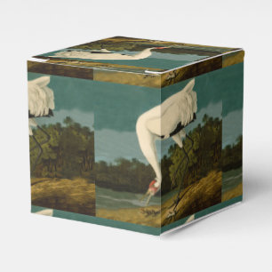Whooping Crane Audubon Bird Painting Favor Box