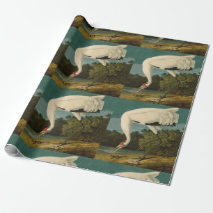 Whooping Crane Audubon Bird Painting Wrapping Paper