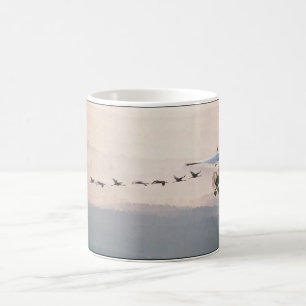 WhoopingCranesFollowUltralite Coffee Mug
