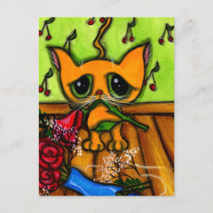 Whoopsie Sorry Kitty Postcard