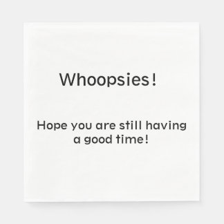 Whoopsies! Napkin