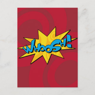 Whoosh Comic Book Postcard