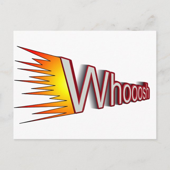 whoosh postcard (Front)