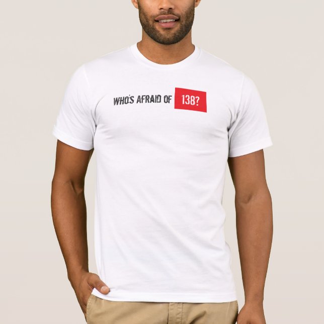 Who's Afraid of 138? T-Shirt (Front)