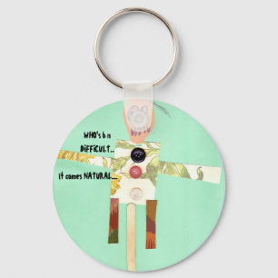 Who's b n difficult it's nature  "Autism Speaks" Keychain