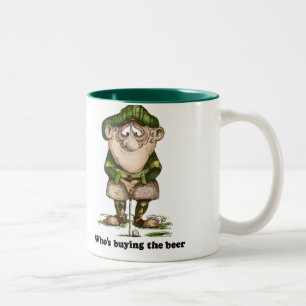 Who's Buying The Beer Two-Tone Coffee Mug