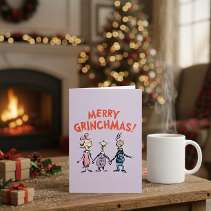 Whos Holding Hands Merry Grinchmas Card