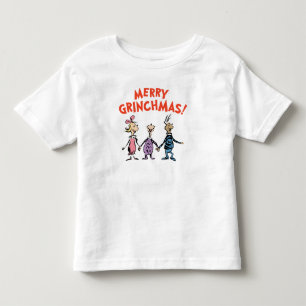 Whos Holding Hands Merry Grinchmas Toddler T-shirt