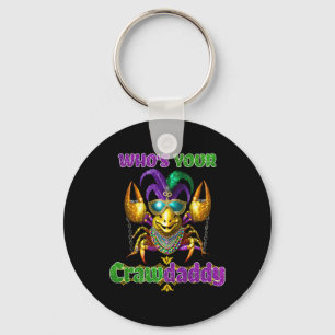 Whos Your Crawdaddy Mardi Gras Crawfish Party Cost Keychain