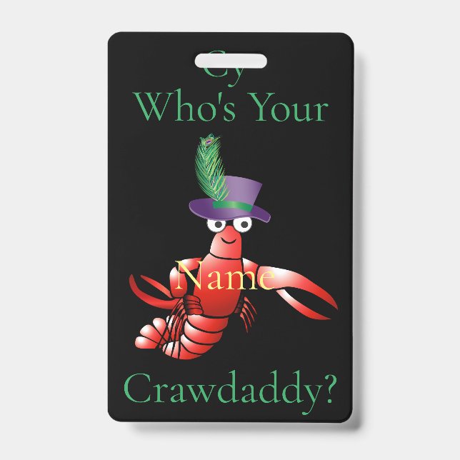 Who's Your Crawdaddy? Thunder_Cove Badge (Front)
