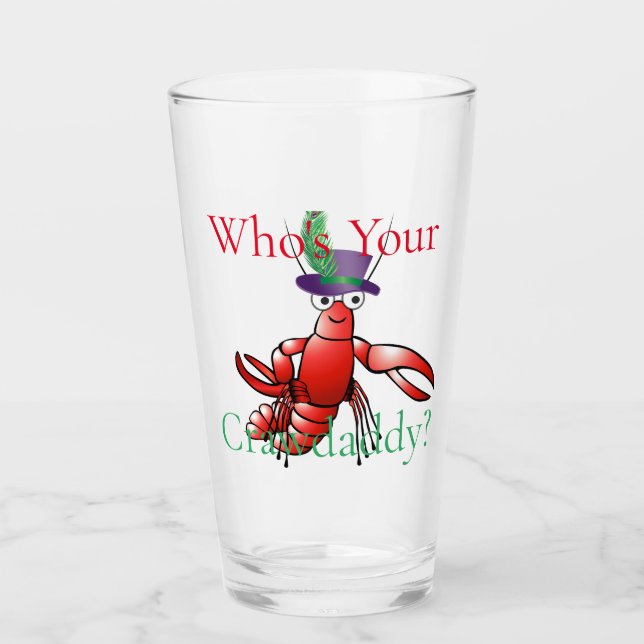 Who's Your Crawdaddy? Thunder_Cove Glass (Front)