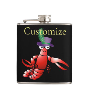 Who's Your Crawdaddy? Thunder_Cove Hip Flask