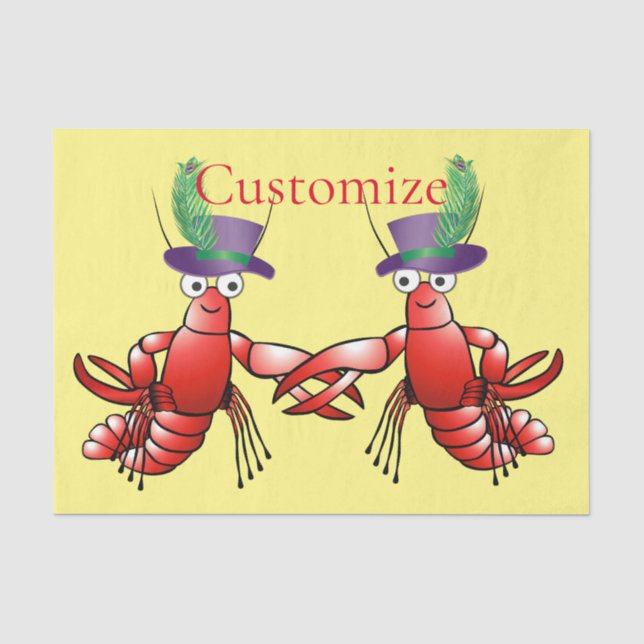 Who's Your Crawdaddy? Thunder_Cove Tissue Paper (Front)