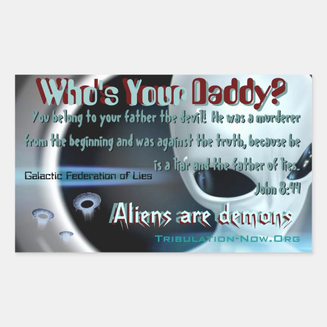 whos your daddy sticker (Front)