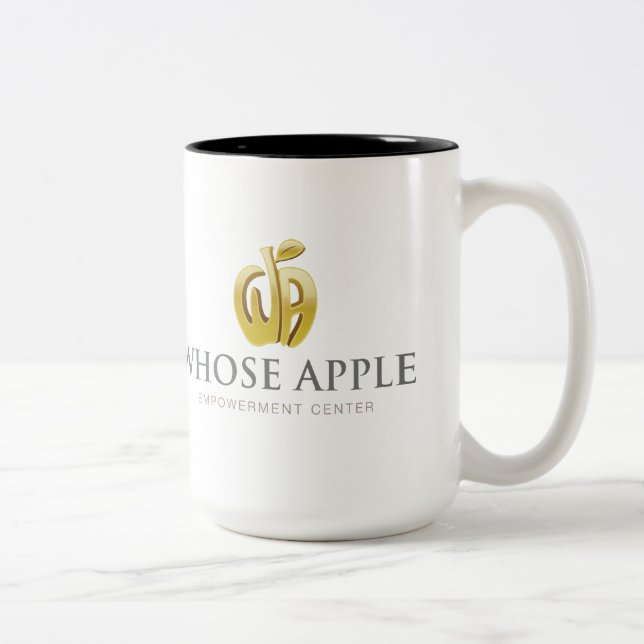 Whose Apple - Large Mug (Right)