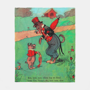 whose dog art thou? fleece blanket