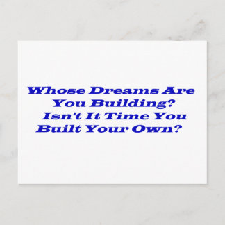 Whose Dreams?  Post Cards
