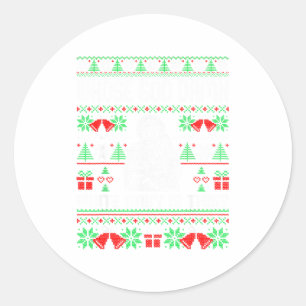 Whose God White Baby Is This Funny Jesus Ugly Chri Classic Round Sticker