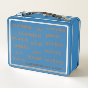 WHOSE NAME IS IT ?  / LIGHTBLUE by MMETROPOLIM / Metal Lunch Box