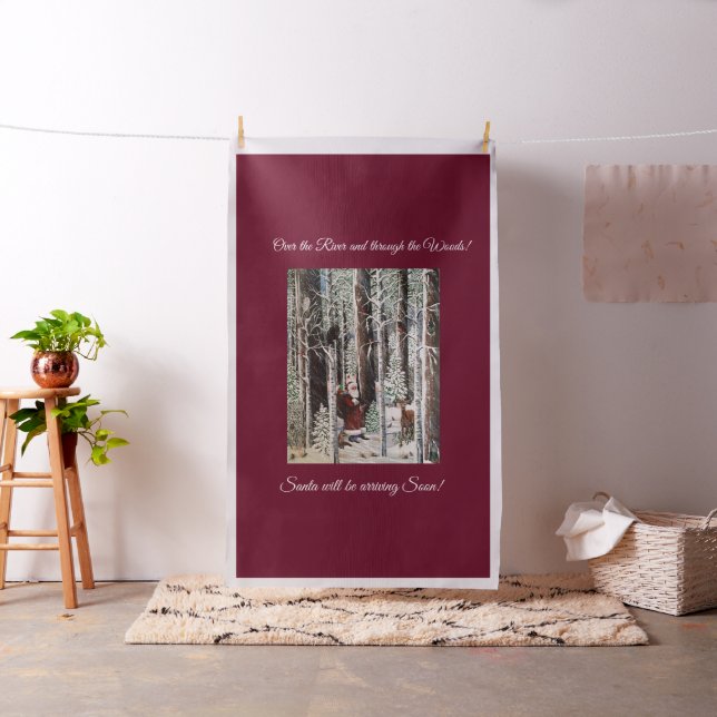 Whose Woods these are…I think I know!  Fabric (In Situ)