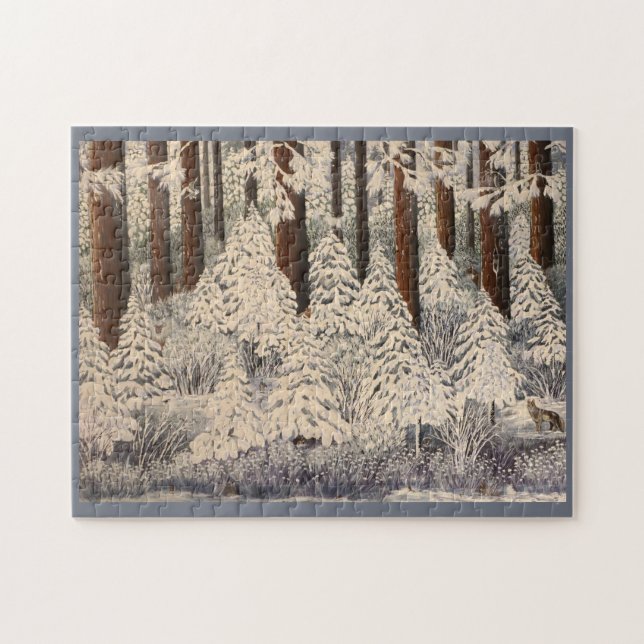 Whose Woods These Are? I think I know...Puzzle Jigsaw Puzzle (Horizontal)