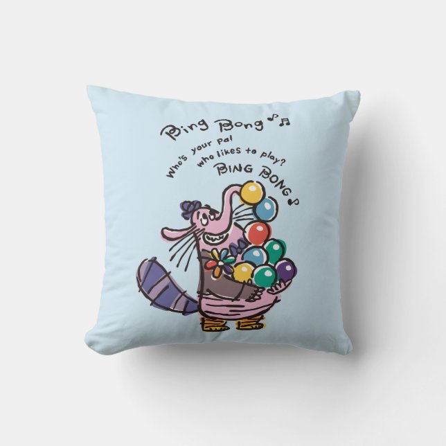 Whose Your Friend Who Likes to Play Throw Pillow (Front)