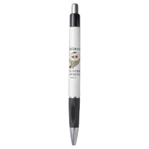 Whosoever Bible Verse with Owl Pen