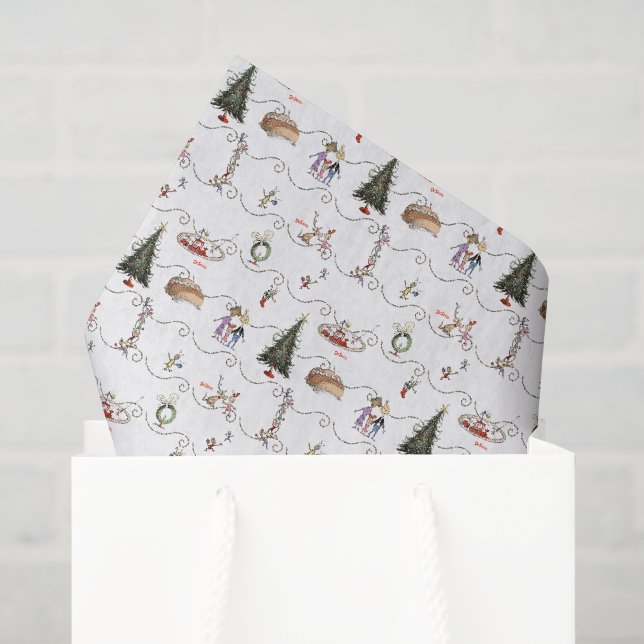 Whoville Christmas Garland Celebration Tissue Paper (Gift Bag)