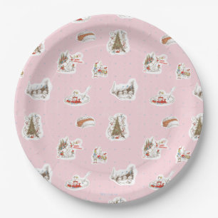 Whoville Christmas Vignette Pattern Paper Plate