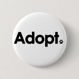 WHS Adopt Logo 2 Inch Round Button