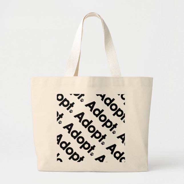 WHS Adopt Logo Large Tote Bag (Front)