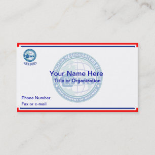 WHS Cartes de visite retraités